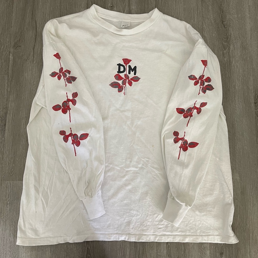 Vintage 1990 Depeche Mode Violator Tour Long Sleeve Men’s Size XL Made In USA